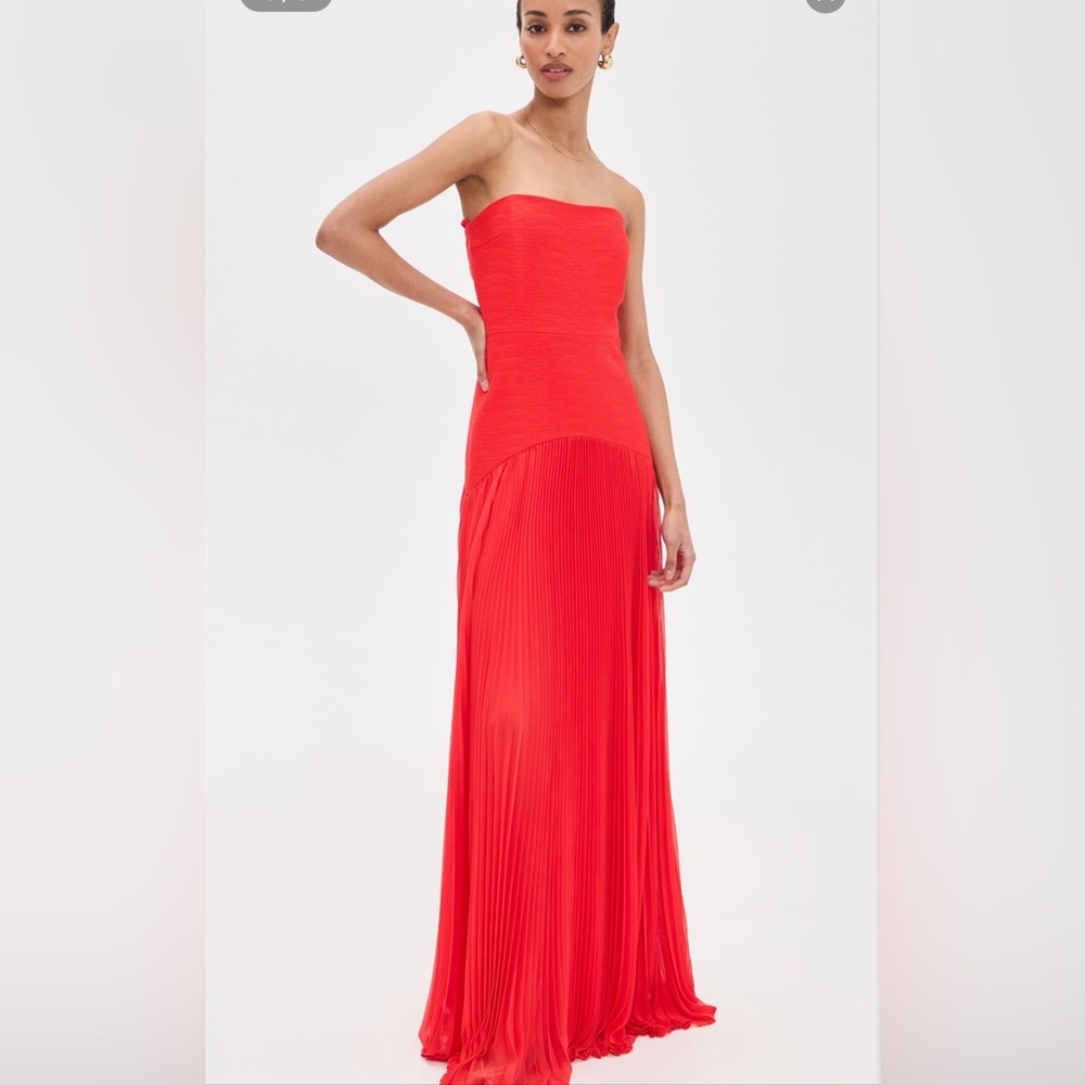 Alexis NWOT Sunniva Strapless Pleated Gown - Picture 11 of 15